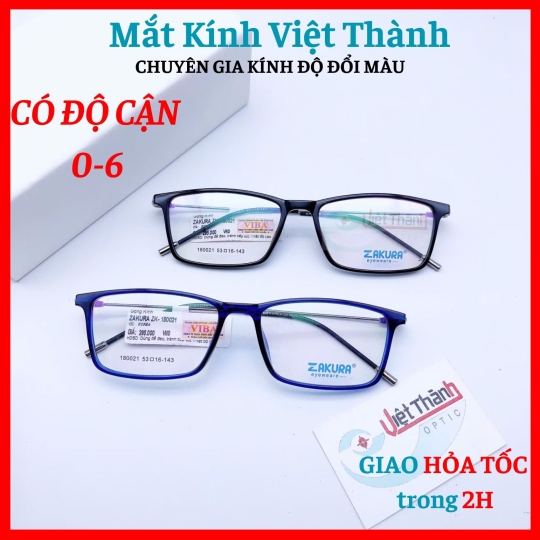 Gọng kính ZAKURA chính hãng siêu nhe Mắt Kính Việt Thành