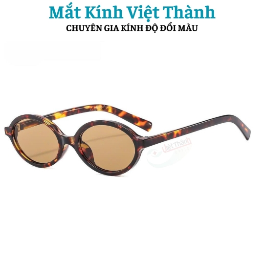 Kính râm nữ dáng oval cực slay Nhận cắt cận viễn loạn theo yêu cầu Mắt Kính Việt Thành