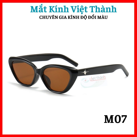 KÍNH MÁT THỜI TRANG NỮ DÁNG RETRO NHẬN LÀM ĐỘ THEO YÊU CẦU Mắt Kính Việt Thành
