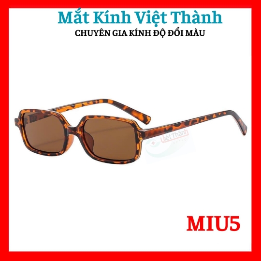 Kính râm nữ dáng chữ nhật bầu siêu hot 2025 Nhận cắt độ theo yêu cầu Mắt Kính Việt Thành