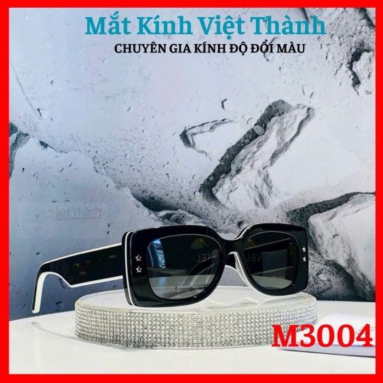 Kính mát nữ dáng độc bản to siêu bền Nhận cắt cận viễn loạn theo yêu cầu Mắt Kính Việt Thành