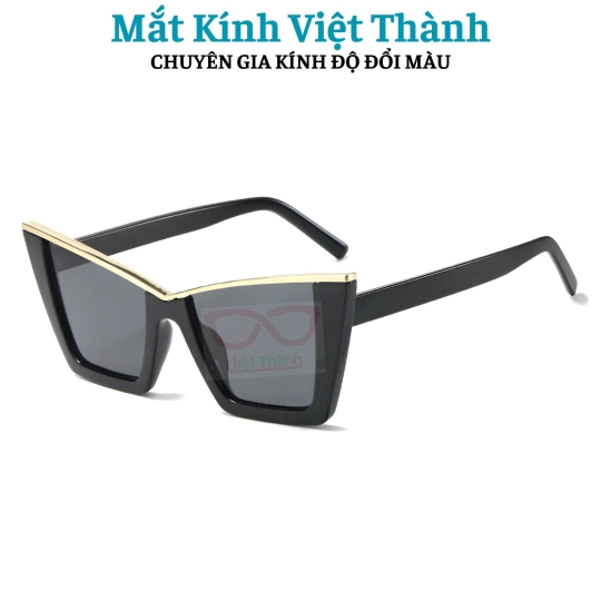 Kính mát mắt mèo phong cách Âu Mỹ siêu chất Cắt cận viễn loạn theo y/cầu Mắt Kính Việt Thành