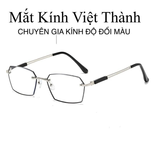 Kính lão đọc sách có độ sẵn cao cấp không viền Trắng +1.0