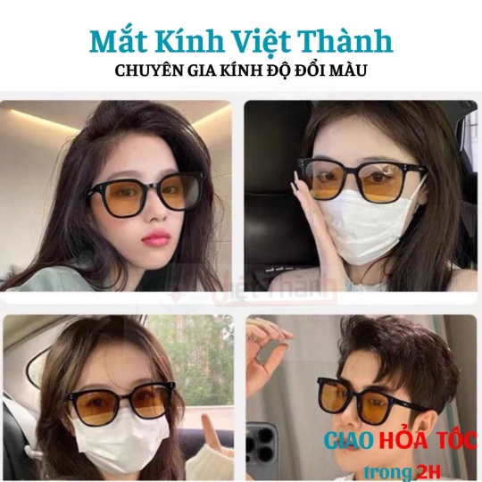 Kính râm phong cách Hàn Quốc giá rẻ Mắt Kính Việt Thành